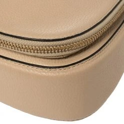Marc Jacobs Beige Leather Small Recruit Saddle Bag For Women -Cheap Marc Jacobs Store luxury women marc jacobs used handbags p412008 006