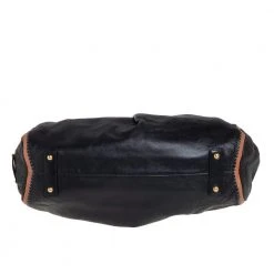 Marc Jacobs Black Leather Safety Pin Stam Top Handle Bag For Women -Cheap Marc Jacobs Store luxury women marc jacobs used handbags p416265 010