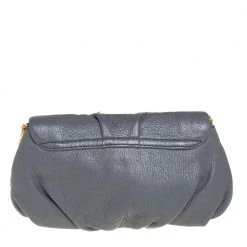 Marc Jacobs Marc By March Jacobs Grey Leather Classic Q Karlie Crossbody Bag For Women -Cheap Marc Jacobs Store luxury women marc jacobs used handbags p417342 002