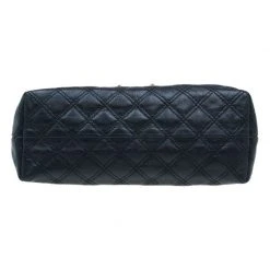Marc Jacobs Black Quilted Leather XL Baroque Single Shoulder Bag For Women -Cheap Marc Jacobs Store luxury women marc jacobs used handbags p43397 005