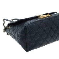 Marc Jacobs Black Quilted Leather XL Baroque Single Shoulder Bag For Women -Cheap Marc Jacobs Store luxury women marc jacobs used handbags p43397 011