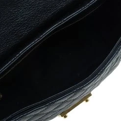 Marc Jacobs Black Quilted Leather XL Baroque Single Shoulder Bag For Women -Cheap Marc Jacobs Store luxury women marc jacobs used handbags p43397 013