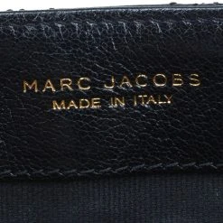 Marc Jacobs Black Quilted Leather XL Baroque Single Shoulder Bag For Women -Cheap Marc Jacobs Store luxury women marc jacobs used handbags p43397 014