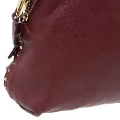 Marc Jacobs Burgundy Leather Rio Paradise Satchel Bag For Women -Cheap Marc Jacobs Store luxury women marc jacobs used handbags p43398 010