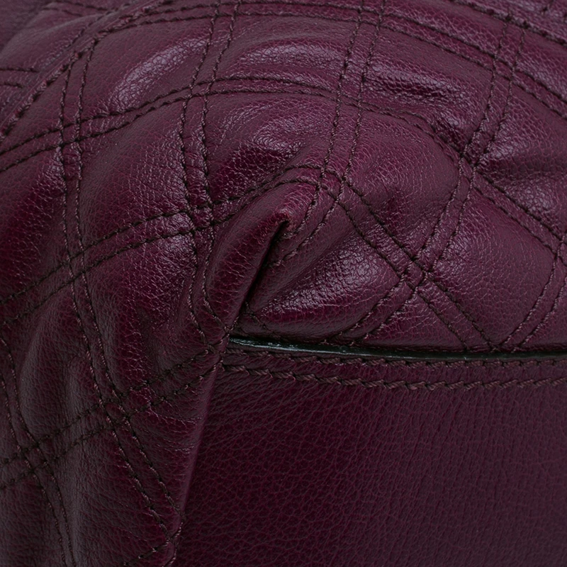 Marc Jacobs Purple Quilted Leather Alyona Hobo Bag For Women 13 Marc Jacobs Purple Quilted Leather Alyona Hobo Bag For Women - Image 13