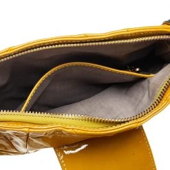 Marc Jacobs Mustard Yellow/Green Patent Leather And Leather Shoulder Bag For Women -Cheap Marc Jacobs Store luxury women marc jacobs used handbags p446395 008
