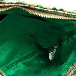 Marc Jacobs Green/Yellow Python Embossed PVC Slim Crossbody Bag For Women -Cheap Marc Jacobs Store luxury women marc jacobs used handbags p456103 006