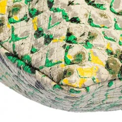 Marc Jacobs Green/Yellow Python Embossed PVC Slim Crossbody Bag For Women -Cheap Marc Jacobs Store luxury women marc jacobs used handbags p456103 011