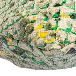 Marc Jacobs Green/Yellow Python Embossed PVC Slim Crossbody Bag For Women -Cheap Marc Jacobs Store luxury women marc jacobs used handbags p456103 012