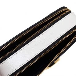 Marc Jacobs Tri Color Leather Snapshot Camera Crossbody Bag For Women -Cheap Marc Jacobs Store luxury women marc jacobs used handbags p457596 002