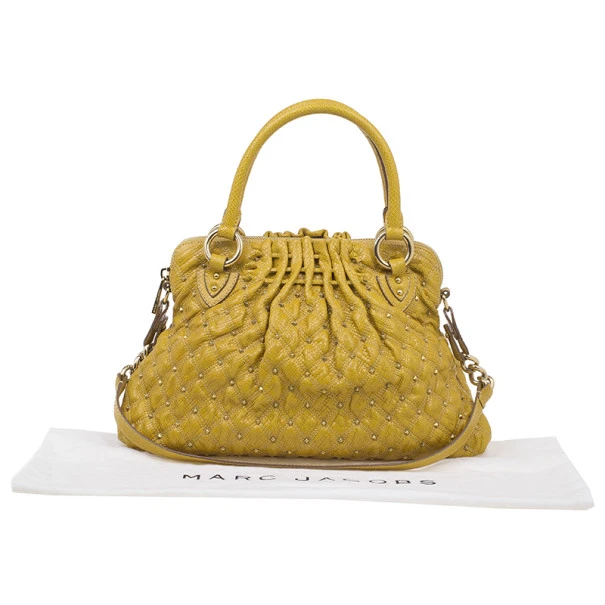 Marc Jacobs Stardust Python Cecillia Studded Leather Satchel For Women 17 Marc Jacobs Stardust Python Cecillia Studded Leather Satchel For Women - Image 17