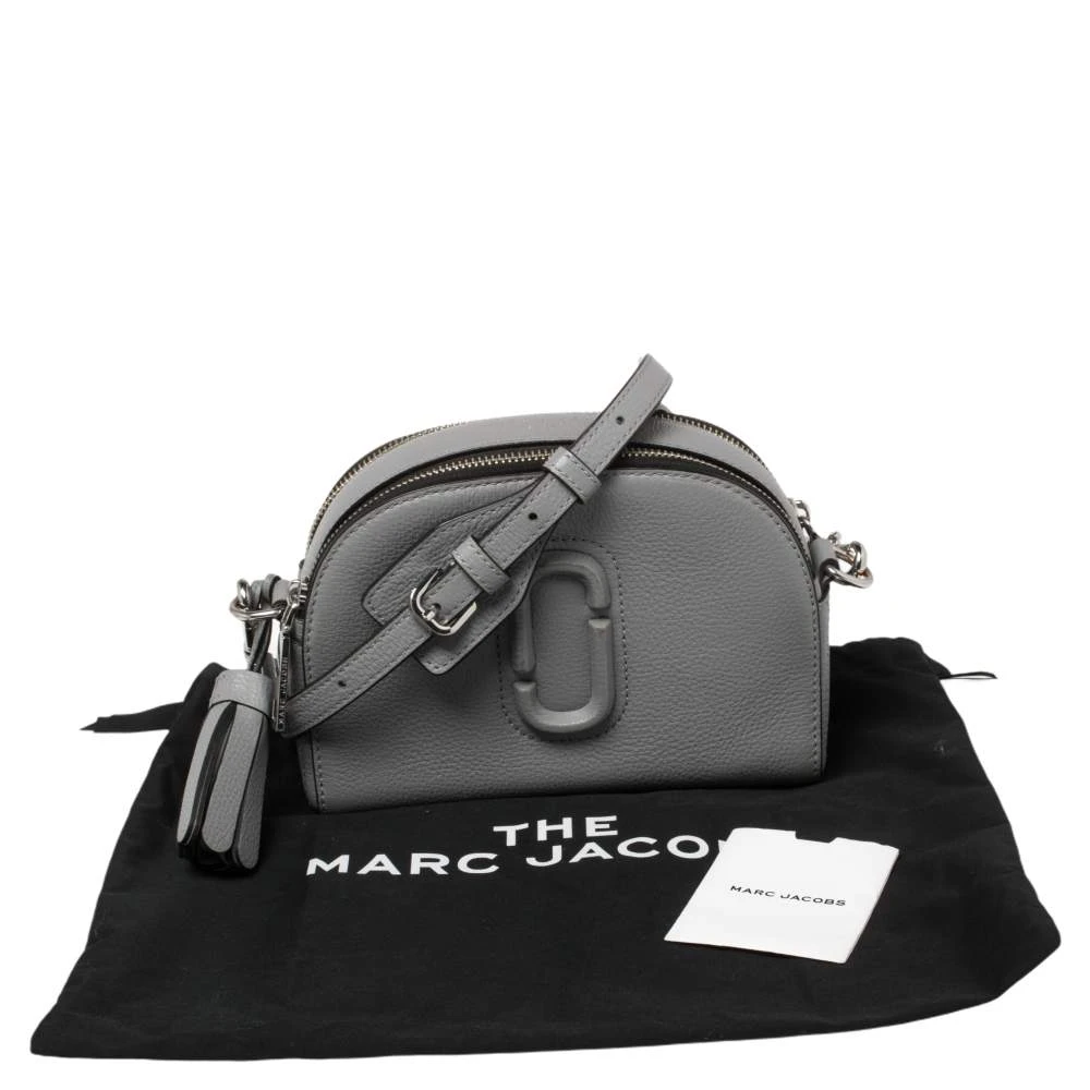 Marc Jacobs Grey Leather Small Shutter Camera Crossbody Bag For Women 9 Marc Jacobs Grey Leather Small Shutter Camera Crossbody Bag For Women - Image 9