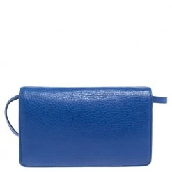 Marc Jacobs Blue Leather Jewel Embellished Wallet On Strap For Women -Cheap Marc Jacobs Store luxury women marc jacobs used handbags p461924 010