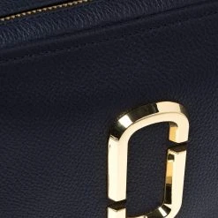 Marc Jacobs Blue Leather The Softshot 27 Crossbody Bag For Women -Cheap Marc Jacobs Store luxury women marc jacobs used handbags p464968 001