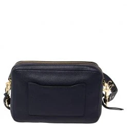 Marc Jacobs Blue Leather The Softshot 27 Crossbody Bag For Women -Cheap Marc Jacobs Store luxury women marc jacobs used handbags p464968 004