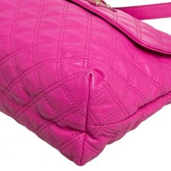 Marc Jacobs Fuchsia Leather XL Single Shoulder Bag For Women -Cheap Marc Jacobs Store luxury women marc jacobs used handbags p466052 002
