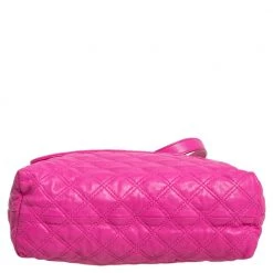 Marc Jacobs Fuchsia Leather XL Single Shoulder Bag For Women -Cheap Marc Jacobs Store luxury women marc jacobs used handbags p466052 011