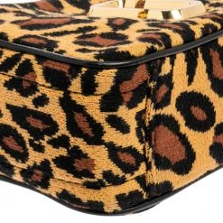 Marc Jacobs Brown/Black Leather & Fabric The Softshot Crossbody Bag For Women -Cheap Marc Jacobs Store luxury women marc jacobs used handbags p470515 010