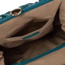 Marc Jacobs Teal Blue Quilted Leather Stam Satchel For Women -Cheap Marc Jacobs Store luxury women marc jacobs used handbags p472670 009