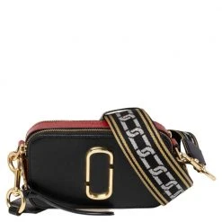 Marc Jacobs Tri Color Patent Leather Snapshot Camera Crossbody Bag For Women