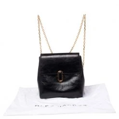 Marc Jacobs Black Patent Leather Chain Strap Backpack For Women 19 Marc Jacobs Black Patent Leather Chain Strap Backpack For Women -Cheap Marc Jacobs Store luxury women marc jacobs used handbags p480037 005