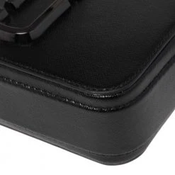 Marc Jacobs Black Glossy Leather Snapshot Camera Crossbody Bag For Women -Cheap Marc Jacobs Store luxury women marc jacobs used handbags p480674 004