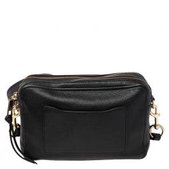 Marc Jacobs Black Leather The Softshot 27 Shoulder Bag For Women -Cheap Marc Jacobs Store luxury women marc jacobs used handbags p480716 005
