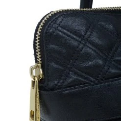 Marc Jacobs Black Quilted Leather Bruna Tote For Women -Cheap Marc Jacobs Store luxury women marc jacobs used handbags p4822 008