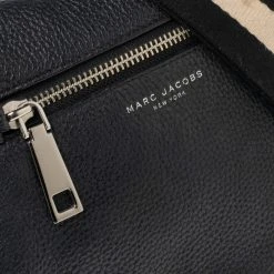 Marc Jacobs Black Leather Nomad Crossbody Bag For Women -Cheap Marc Jacobs Store luxury women marc jacobs used handbags p489268 004