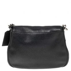 Marc Jacobs Black Leather Nomad Crossbody Bag For Women -Cheap Marc Jacobs Store luxury women marc jacobs used handbags p489268 007
