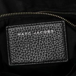 Marc Jacobs Black Leather Nomad Crossbody Bag For Women -Cheap Marc Jacobs Store luxury women marc jacobs used handbags p489268 009