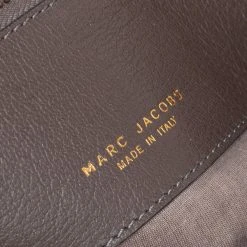 Marc Jacobs Grey Quilted Leather Alyona Satchel For Women -Cheap Marc Jacobs Store luxury women marc jacobs used handbags p492598 013