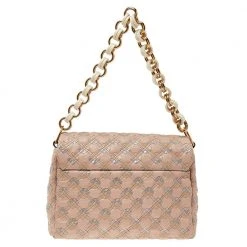 Marc Jacobs Pink Leather Lock Flap Chain Bag For Women -Cheap Marc Jacobs Store luxury women marc jacobs used handbags p494326 002