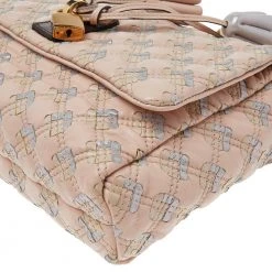 Marc Jacobs Pink Leather Lock Flap Chain Bag For Women -Cheap Marc Jacobs Store luxury women marc jacobs used handbags p494326 006