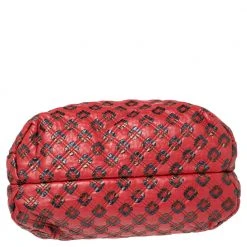 Marc Jacobs Red/Metallic Quilted Leather Memphis Robert Jena Shoulder Bag For Women -Cheap Marc Jacobs Store luxury women marc jacobs used handbags p495024 001
