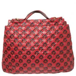 Marc Jacobs Red/Metallic Quilted Leather Memphis Robert Jena Shoulder Bag For Women -Cheap Marc Jacobs Store luxury women marc jacobs used handbags p495024 008