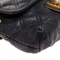 Marc Jacobs Black Quilted Leather Baroque Shoulder Bag For Women 20 Marc Jacobs Black Quilted Leather Baroque Shoulder Bag For Women -Cheap Marc Jacobs Store luxury women marc jacobs used handbags p502591 002