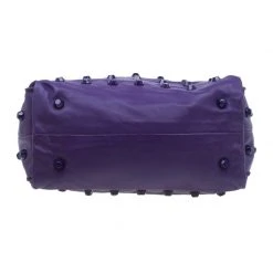 Marc Jacobs Purple Lambskin Studded Jet Tote For Women -Cheap Marc Jacobs Store luxury women marc jacobs used handbags p50699 005