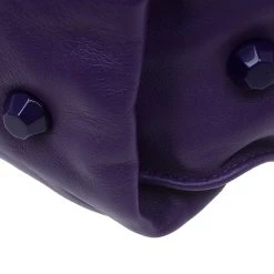 Marc Jacobs Purple Lambskin Studded Jet Tote For Women -Cheap Marc Jacobs Store luxury women marc jacobs used handbags p50699 011