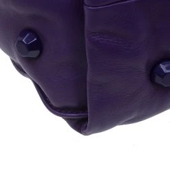 Marc Jacobs Purple Lambskin Studded Jet Tote For Women -Cheap Marc Jacobs Store luxury women marc jacobs used handbags p50699 012