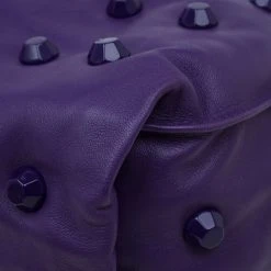 Marc Jacobs Purple Lambskin Studded Jet Tote For Women -Cheap Marc Jacobs Store luxury women marc jacobs used handbags p50699 013