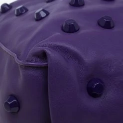 Marc Jacobs Purple Lambskin Studded Jet Tote For Women -Cheap Marc Jacobs Store luxury women marc jacobs used handbags p50699 014