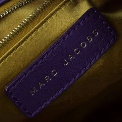 Marc Jacobs Purple Lambskin Studded Jet Tote For Women -Cheap Marc Jacobs Store luxury women marc jacobs used handbags p50699 016