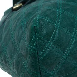 Marc Jacobs Green Quilted Leather Bruna Belted Tote For Women 31 Marc Jacobs Green Quilted Leather Bruna Belted Tote For Women -Cheap Marc Jacobs Store luxury women marc jacobs used handbags p51455 0014