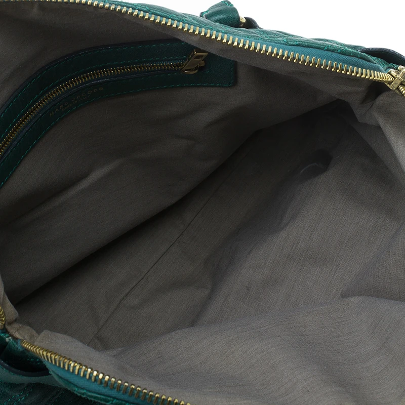 Marc Jacobs Green Quilted Leather Bruna Belted Tote For Women 15 Marc Jacobs Green Quilted Leather Bruna Belted Tote For Women - Image 15