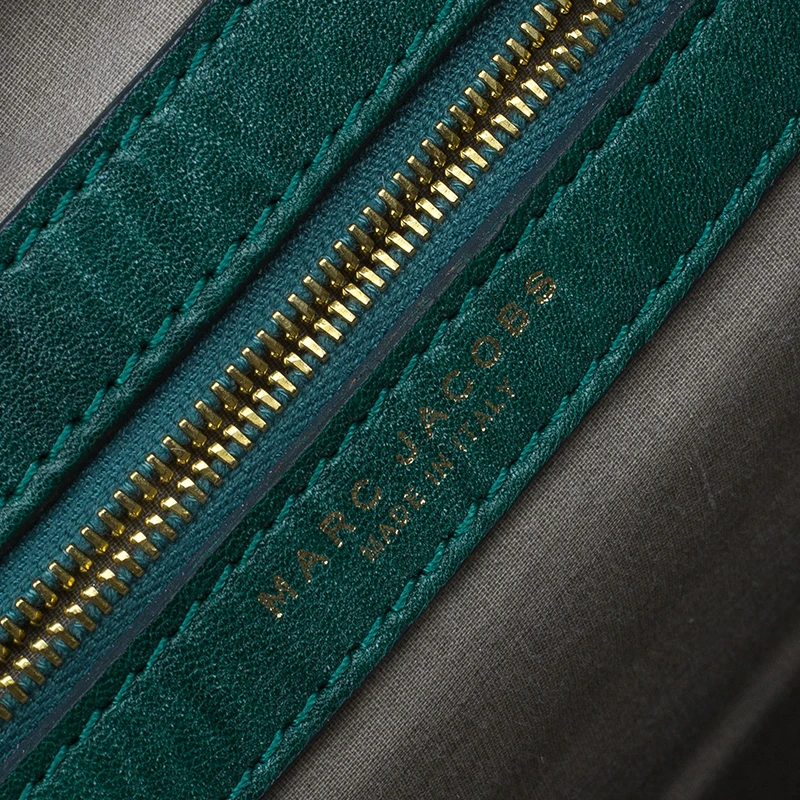 Marc Jacobs Green Quilted Leather Bruna Belted Tote For Women 16 Marc Jacobs Green Quilted Leather Bruna Belted Tote For Women - Image 16