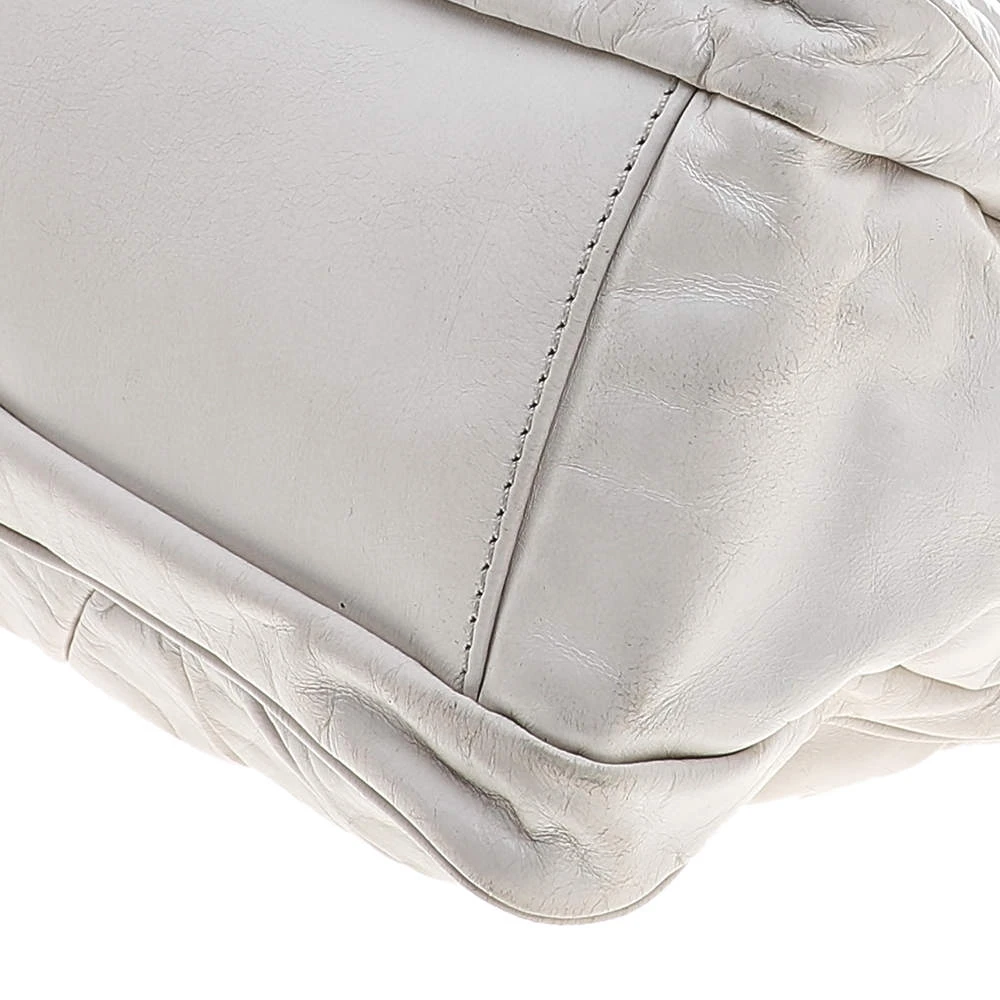 Marc Jacobs White Leather Chain Shoulder Bag For Women 11 Marc Jacobs White Leather Chain Shoulder Bag For Women - Image 11