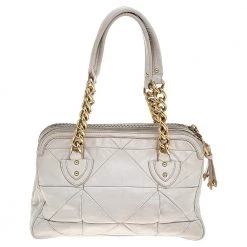 Marc Jacobs White Leather Chain Shoulder Bag For Women 14 Marc Jacobs White Leather Chain Shoulder Bag For Women -Cheap Marc Jacobs Store luxury women marc jacobs used handbags p518455 009