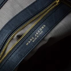 Marc Jacobs Dark Grey Quilted Leather Casey Double Stitch Tote For Women -Cheap Marc Jacobs Store luxury women marc jacobs used handbags p52292 0014