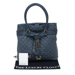 Marc Jacobs Dark Grey Quilted Leather Casey Double Stitch Tote For Women -Cheap Marc Jacobs Store luxury women marc jacobs used handbags p52292 0015